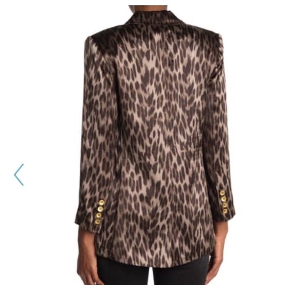 L’Agence Taryn Double Breasted Silk Blazer New Without Tags - Picture 4 of 16